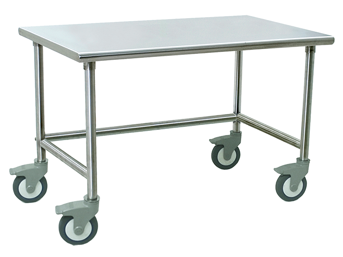 Cleanroom Stainless Steel Rolling Cart